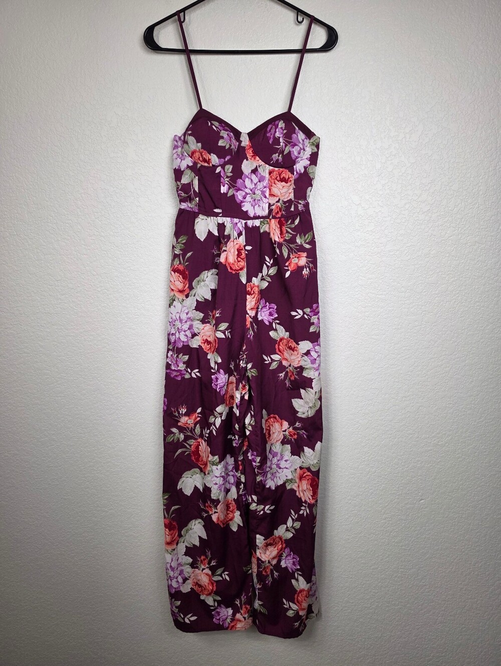 Anthropologie Band of Gypsies Floral Jumpsuit